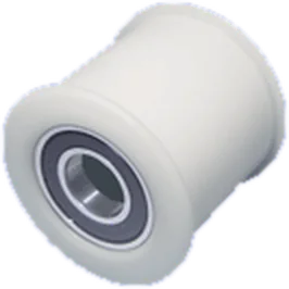 Rolle aus POM-C mit eingepresstem Kugellager